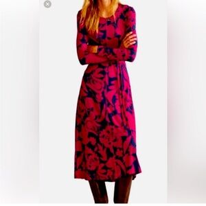 Boden Lucy Jersey Midi Dress, Size 8L